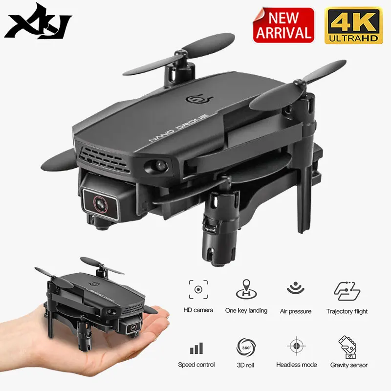 

2020 Новый мини-Дрон KF611 4K HD камера Wi-Fi Fpv давление воздуха удержание высоты черный и серый складной Квадрокоптер Радиоуправляемый Дрон игрушк...