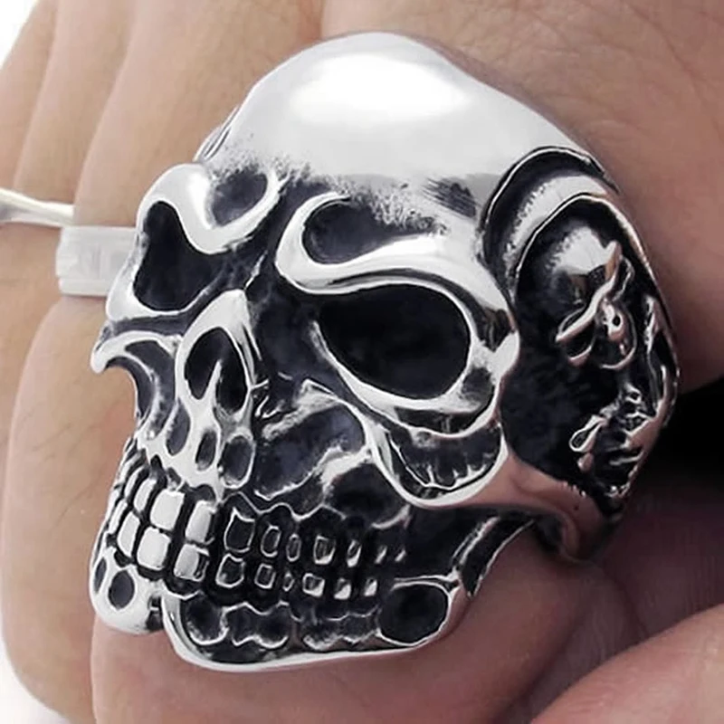 1 Pcs Jewelry Biker Men'S Ring Stainless Steel &amp Ladies Necklace Angel Spring Pendant | Украшения и аксессуары