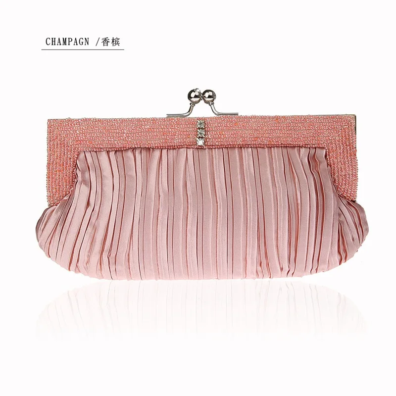 Женская сумочка ручной работы в стиле ретро сумка клатч с бусинами вечерние