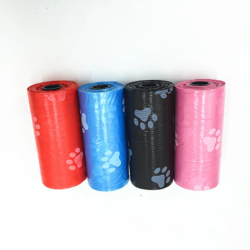 10 рулонов (150 шт.) мешков для собак и домашних животных разлагаемых отходов мешок