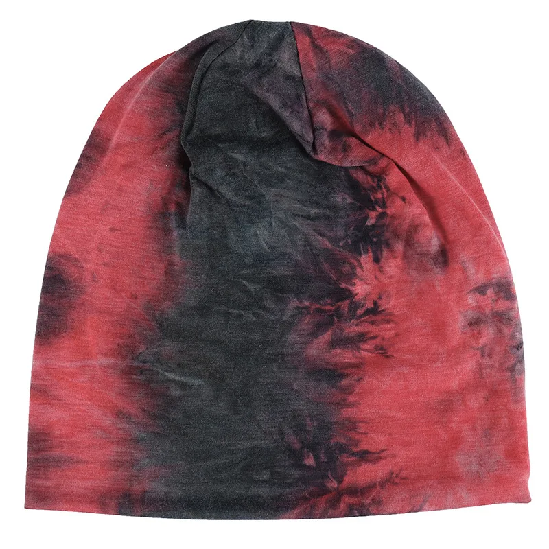 Шапка-бини унисекс с принтом весна/лето/зима тонкая свободная шапка черепом