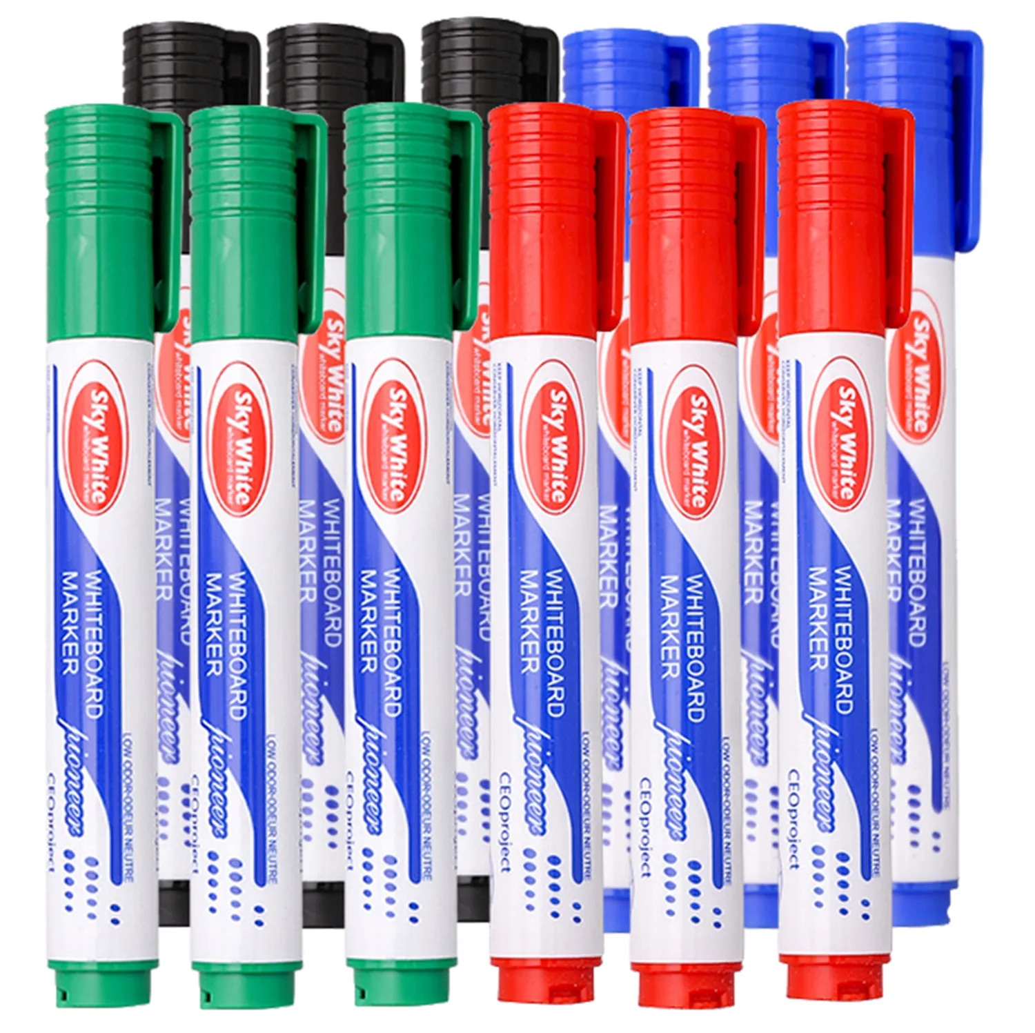 12 шт./компл. доски ручки набор стираемый маркер для белой ручка Стекло Детский
