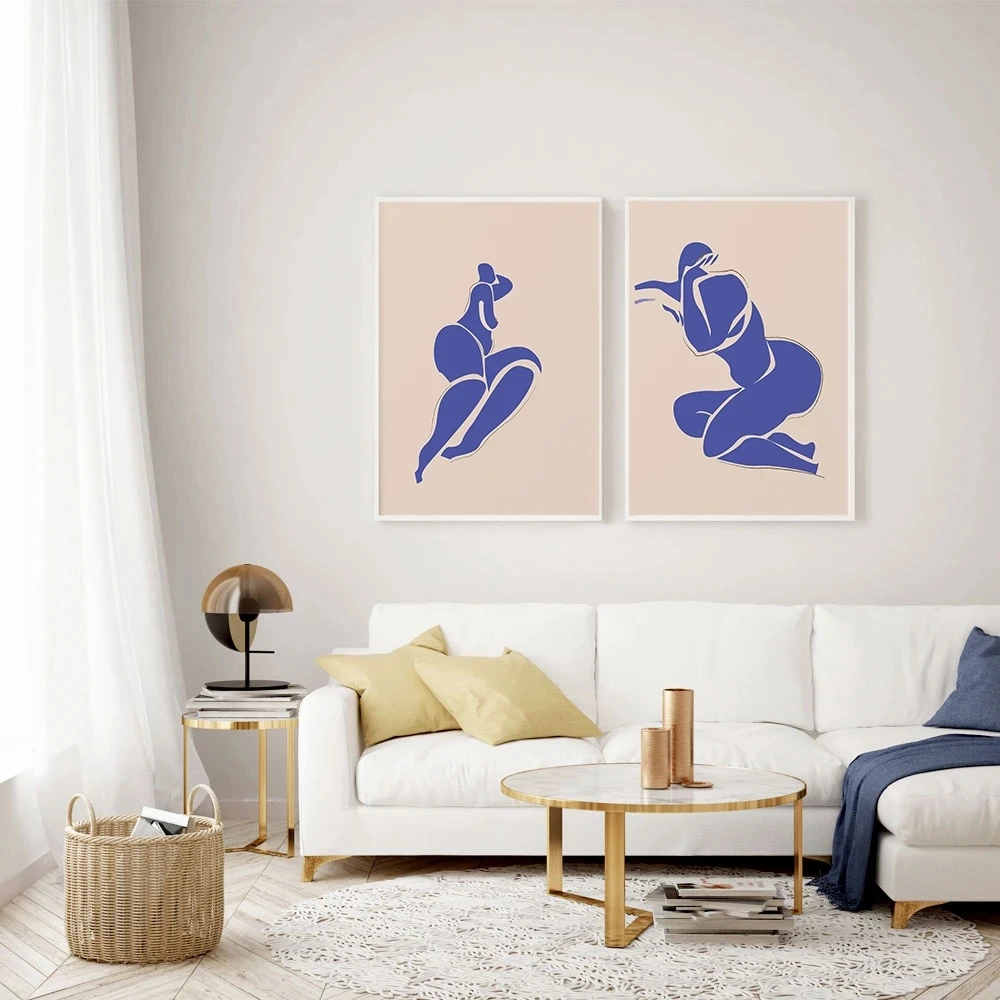 

Modern Minimalist Poster Feminist Art Canvas Painting Abstract Art Print Line Drawing Wall Decor Picture For Living Room.