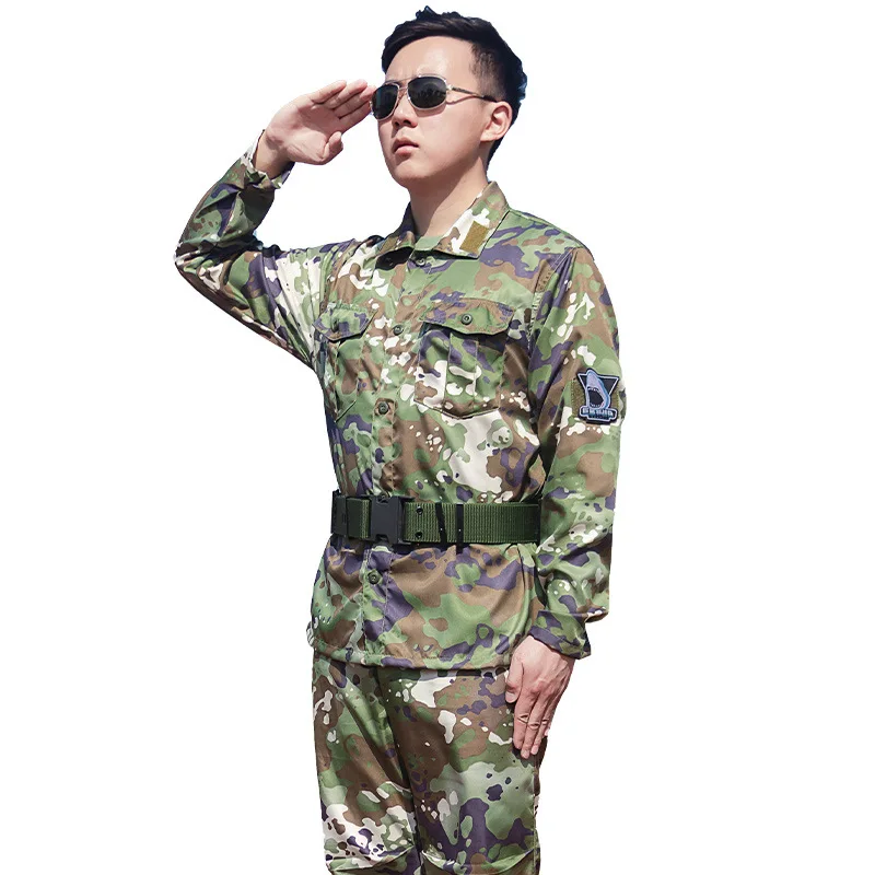 

New 2021 Children Tactical Camouflage Suit Special Forces Combat Uniform Spring And Summer Kids Outdoor Military Training Ostume