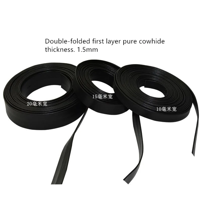 Двухслойная лента из черной воловьей кожи светильник ний ремень с декоративным