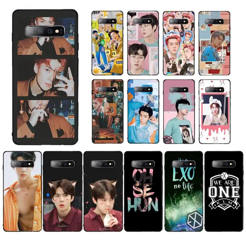 

FHNBLJ SEHUN EXO Phone Case for Samsung S10 21 20 9 8 plus lite S20 UlTRA 7edge