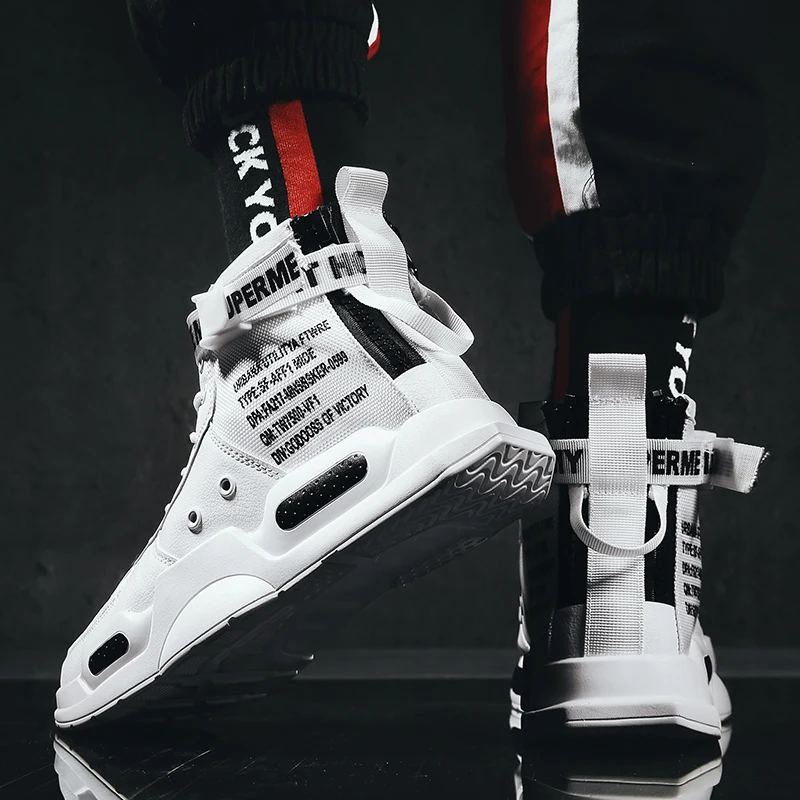 Супер Популярные Зимние плюшевые кроссовки спортивные ботинки мужские высокие