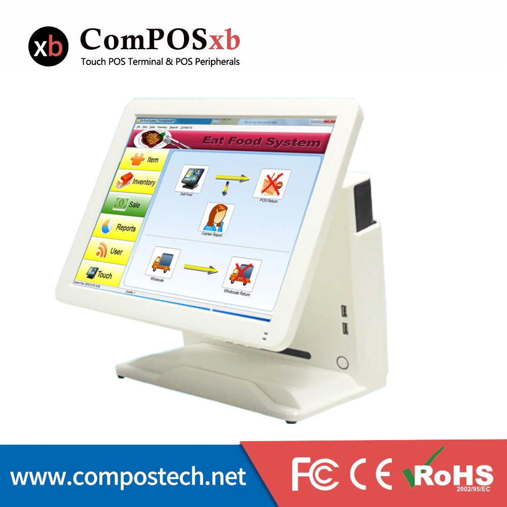 

Good quality 15 Inch touch POS terminal Point of Sales Systems For Retail/Restaurant Small Business