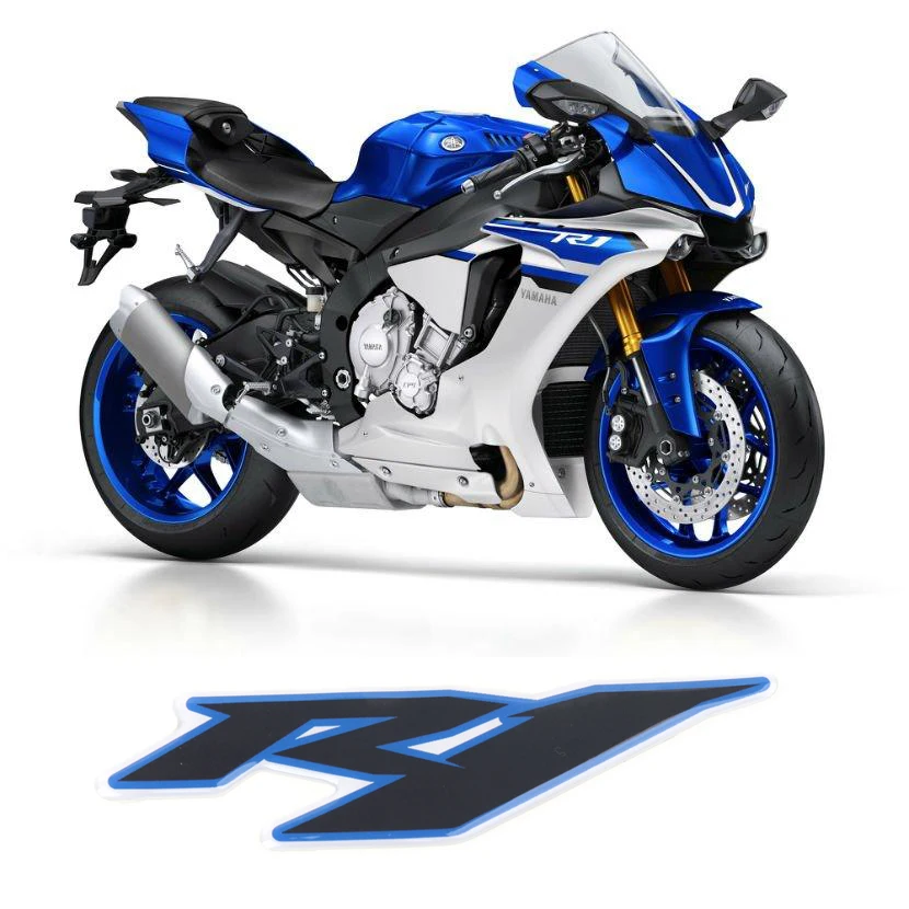 Для Yamaha YZF-R1 R3 R6 R1M 2018 2019 2020 Мотоциклетный Бак Pad 3D Водонепроницаемая наклейка