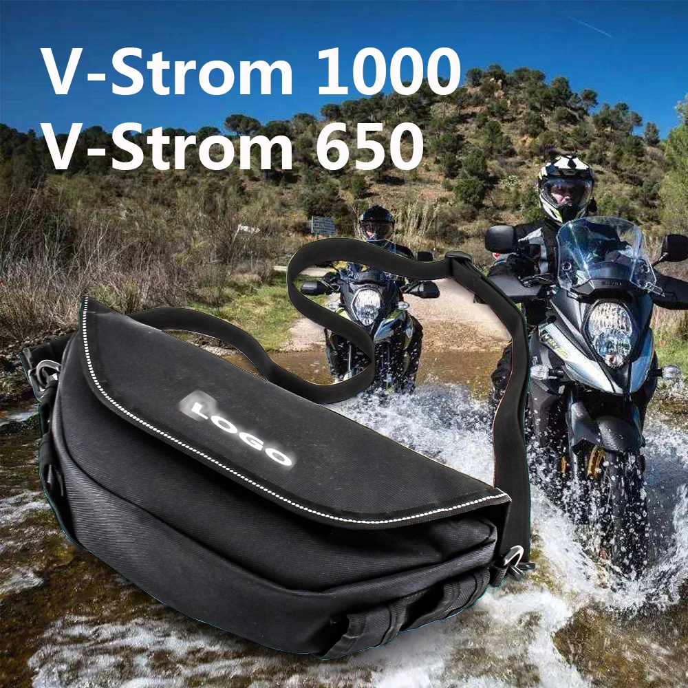 Водонепроницаемая сумка на руль дорожная для Suzuki V Strom 1000 650 strom|Накладки и