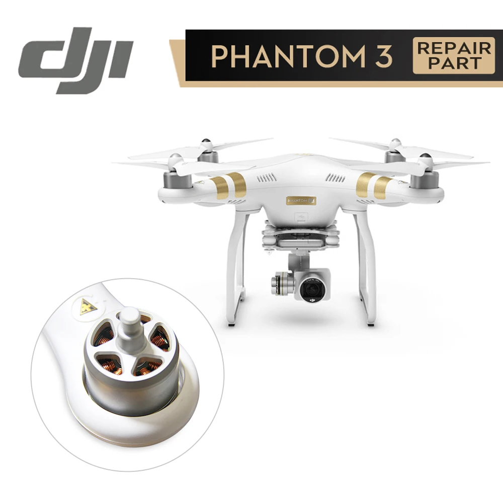 Двигатель DJI Phantom 3 2312A CW/CCW Для Phantom3 оригинальные аксессуары запасные части 1 шт.|dji