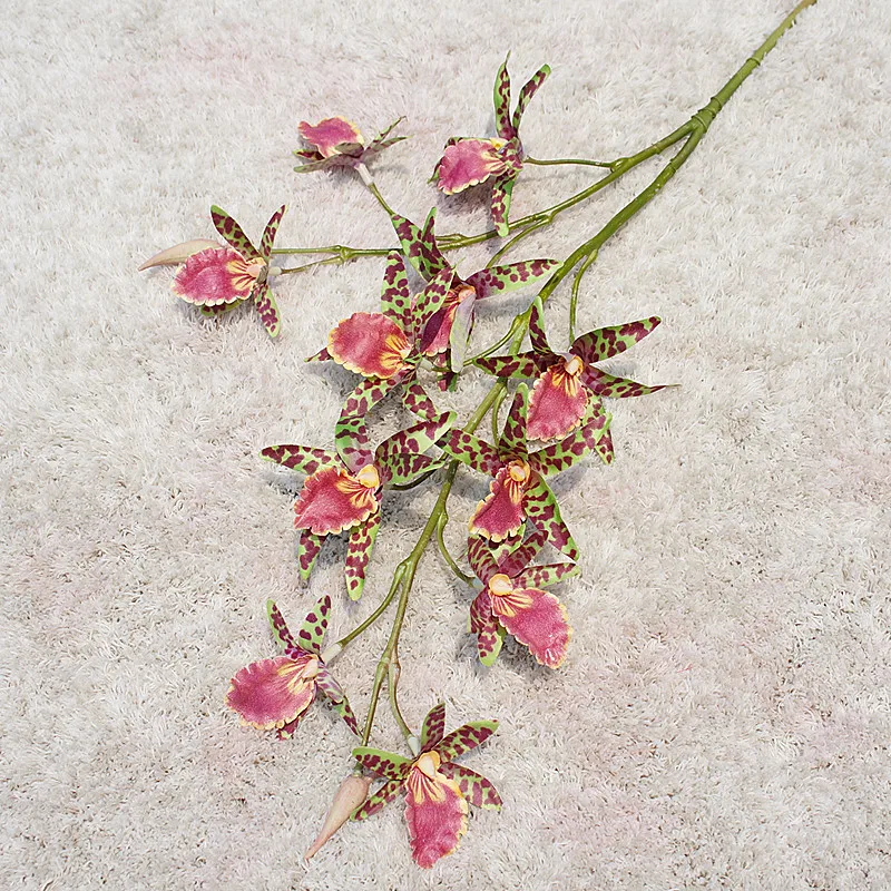 Роскошные орхидеи длинные ветки искусственный цветок бабочка Орхидея для нового