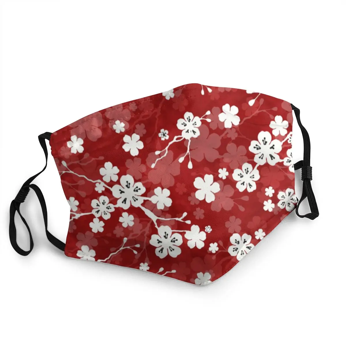 

Cherry Flower Blossom Pattern Reusable Mouth Face Mask Unisex Sakura Tree Anti Haze Dustproof Mask Protection Cover Respirator