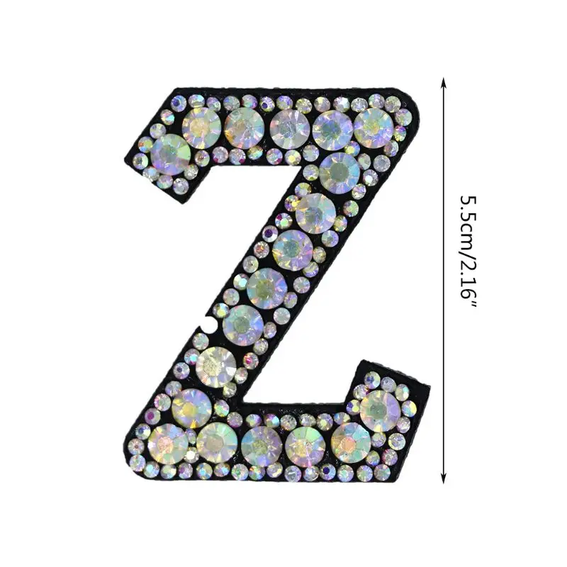 Новинка 2020 26 шт. зернистость буква с бусинами алфавит аппликация 3D Пришивные
