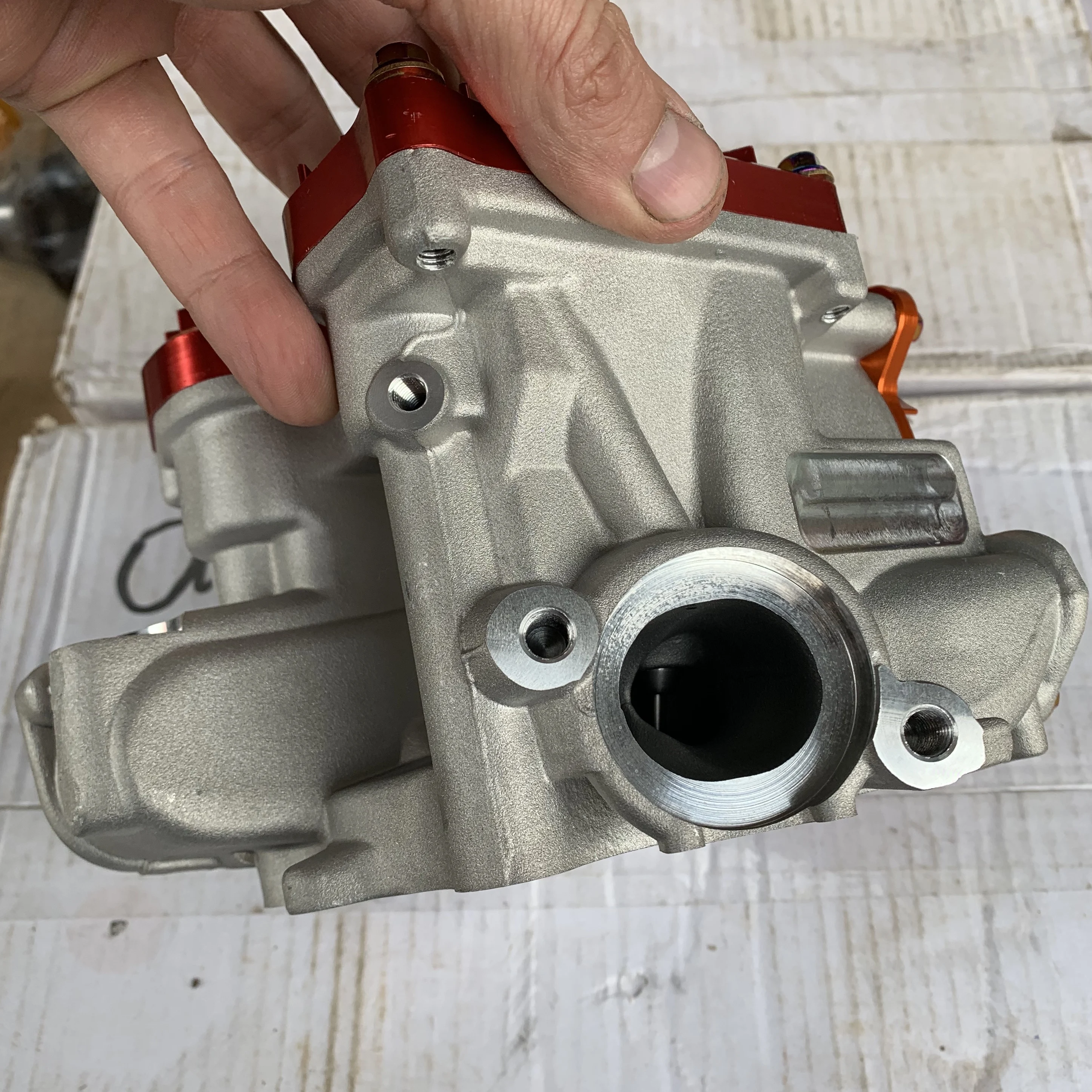 Головка цилиндра NMAX155 4 клапана с распредвала rockers гонки размеры ex19in21 или ex21in23