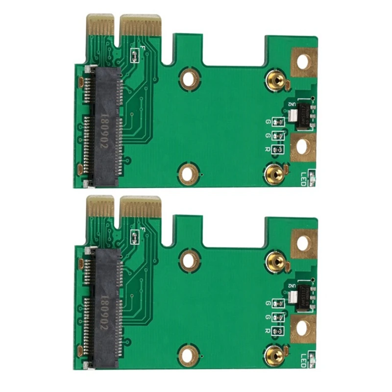 

2 упаковки PCIE на Mini PCIE, эффективные, легкие и портативные мини PCIE на USB АДАПТЕРНЫЕ карты