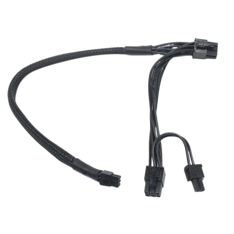 Мини 6Pin к Pci-E 6 + 2Pin двойной порты видеокарта кабель питания для G5/Mac Pro |