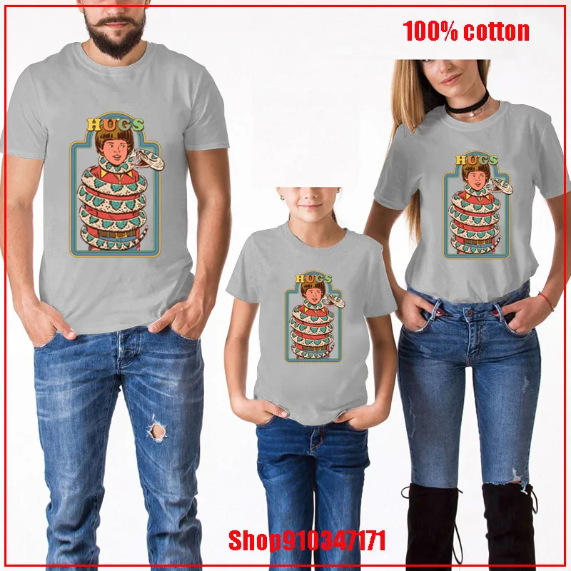 Одежда для мамы и дочки с надписью Nature want to give you a big cuddle Hugsss летняя одежда девочек
