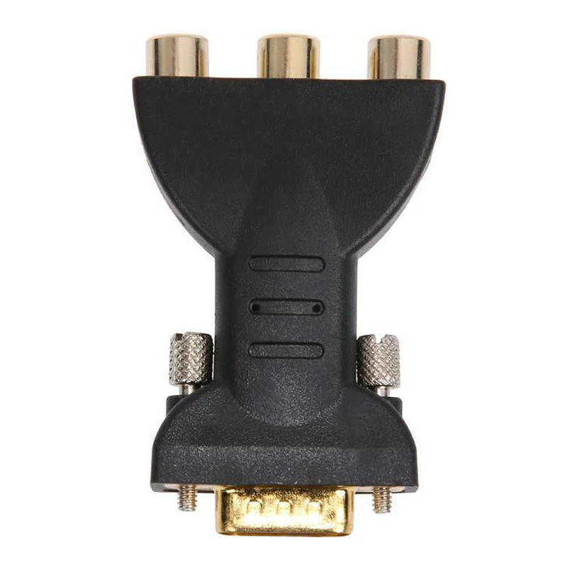 Комплект из 2 предметов 3 RCA выход RGB Женский HDMI к DVB T 15 Pin VGA Стиль компонентное