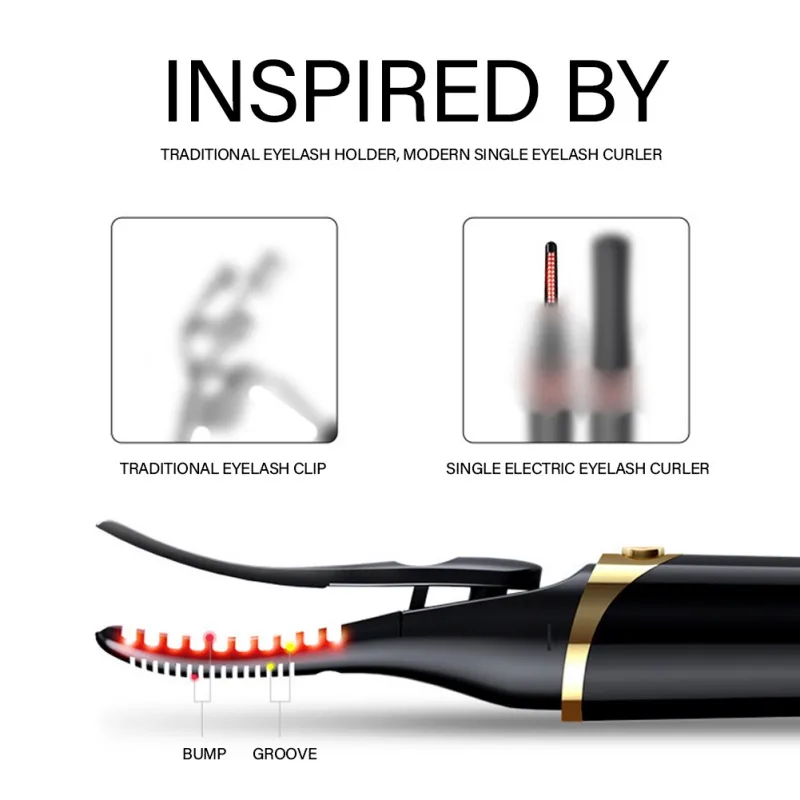 

Electric Eyelash Curler, Rechargeable Portable Electric Eyelash Curler, Long-lasting Styling Eyelash Curler