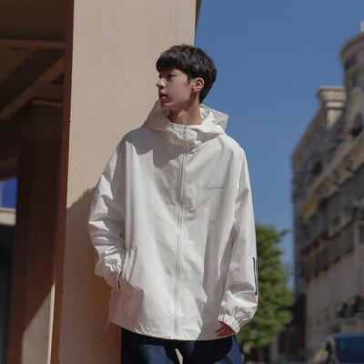 

Men's jacket all-match wide jacket jacket autumn and winter thickening casual outer wear zipper hooded cardigan