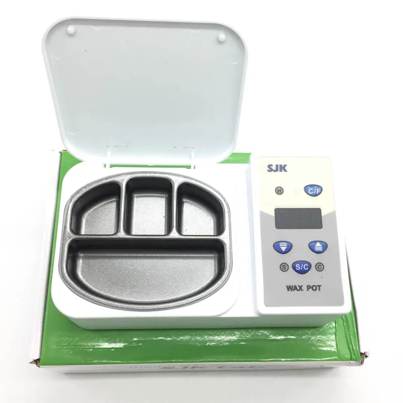 Стоматологический СВЕТОДИОДНЫЙ дисплей 4-Well восковой нагреватель погружной горшок портативный аналоговый нагреватель стоматологическое лабораторное оборудование
