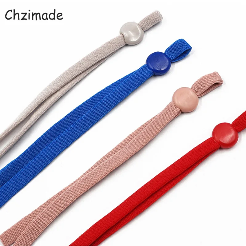 

Регулируемый эластичный шнур Chzimade 10 шт./лот 5 мм, Резиновая лента, подвесной круглый шнур для ушей, шитье одежды «сделай сам»