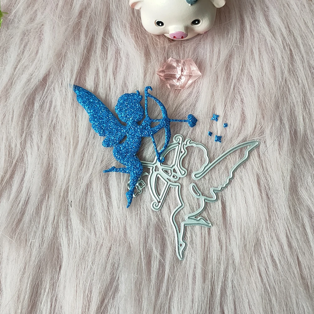 

New Girl Angel archery metal cutting die mould scrapbook decoration embossed photo album decoration card making DIY handicrafts
