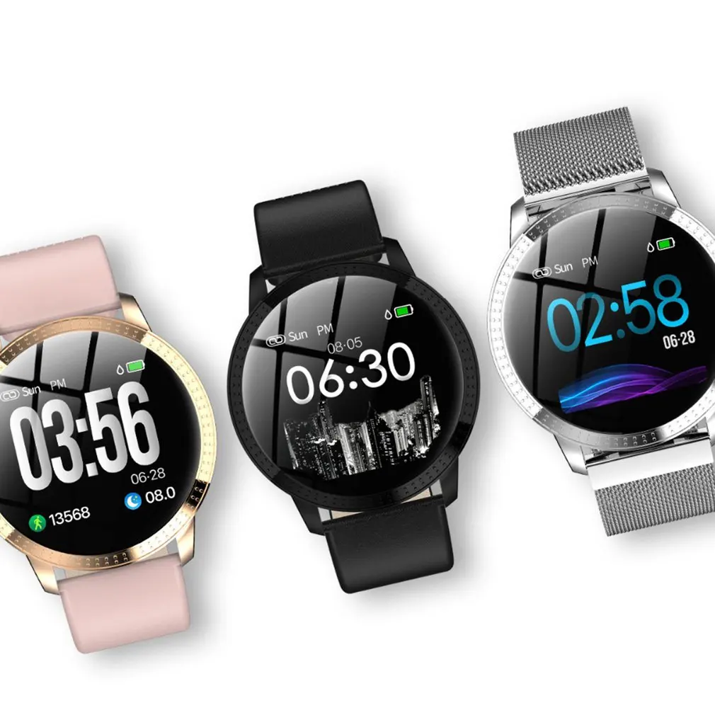 Смарт браслет CF18 водонепроницаемый с цветным экраном пульсометром и