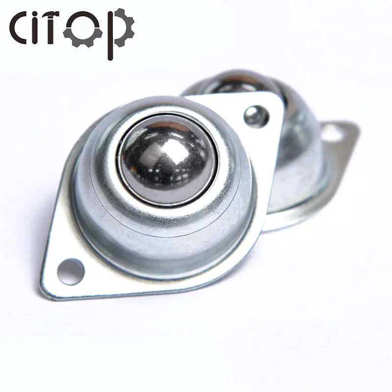 

2pcs/set UFO Flying Saucer Type Metal Ball Transfer Bearing Roller Wheels Caster Diameter 15.85mm Caster Conveyor Unit Roller