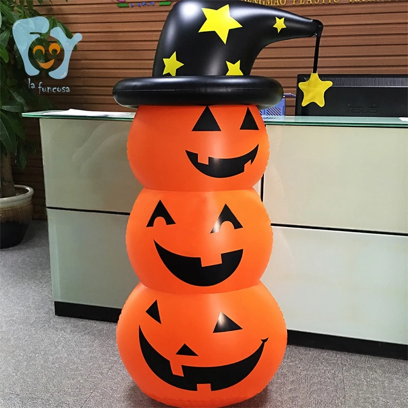140 см Хэллоуин украшения ПВХ надувные тыквы для Хэллоуина домашнего двора