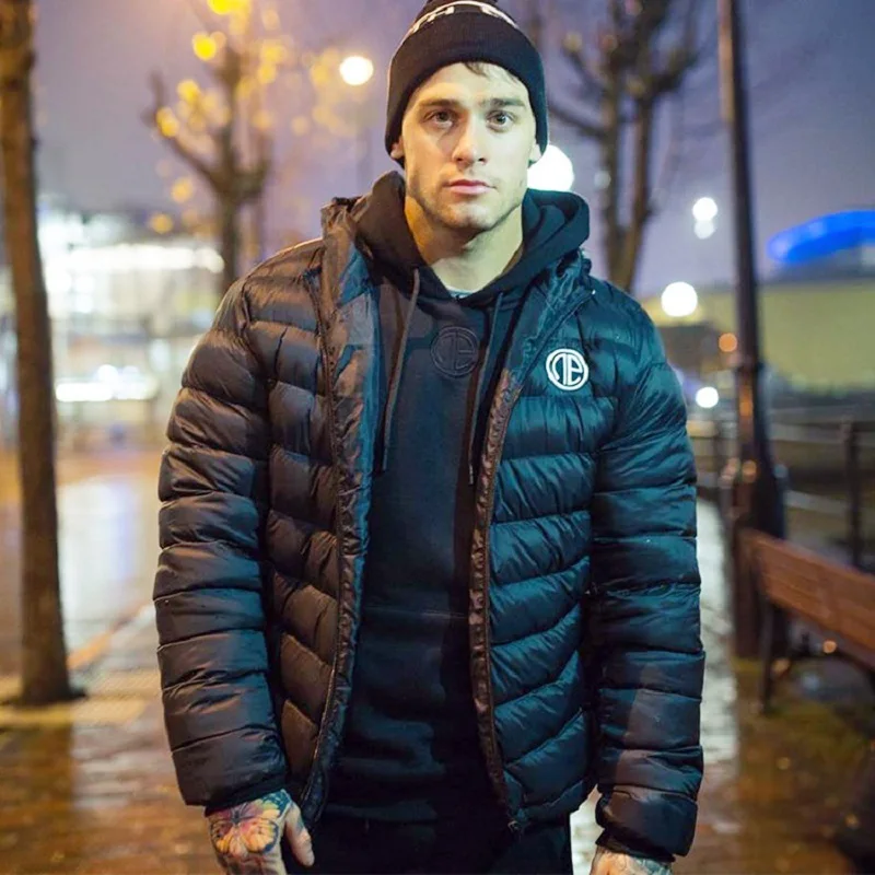 2019 зимняя куртка для бега мужское теплое спортивное пальто с мышечной защитой