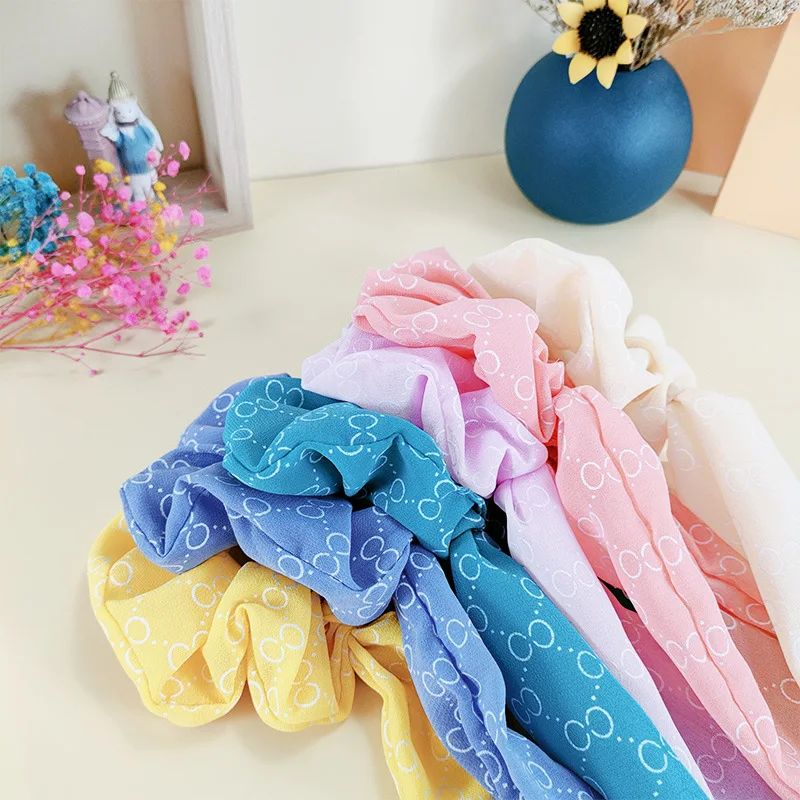 

Новинка, длинный стиль, популярная резинка для волос с кольцом двоек, Женский пучок волос для конского хвоста, милые и простые аксессуары дл...