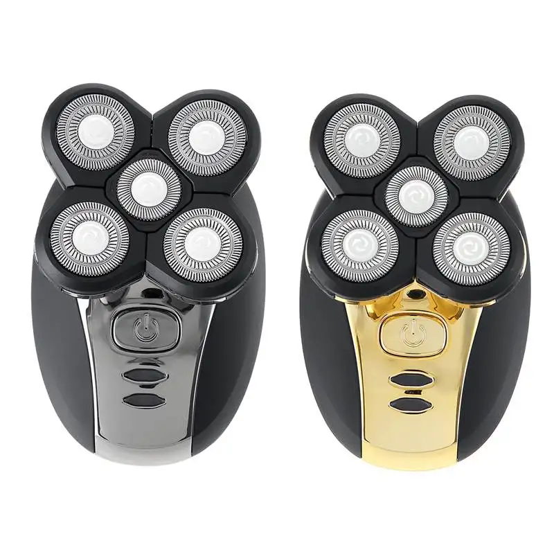 Мужская электробритва для влажных и сухих волос триммер 5 головок перезаряжаемая