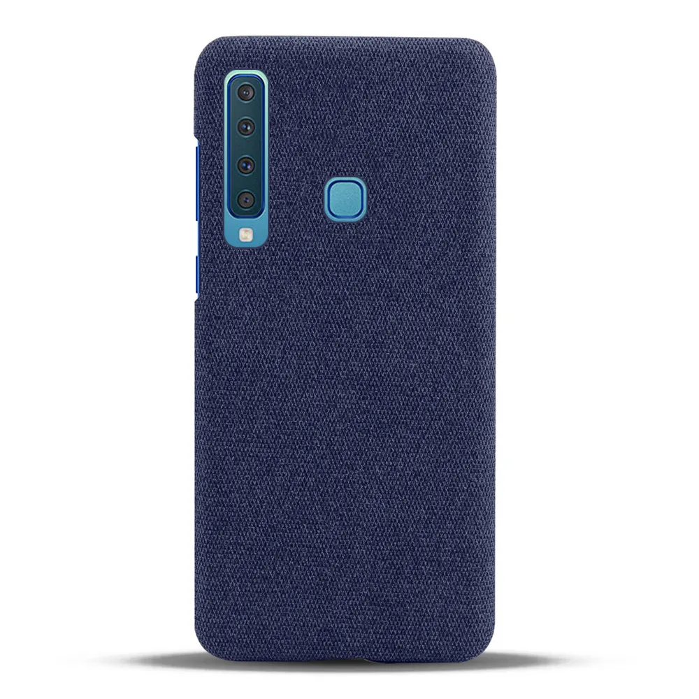 Тканевые Чехлы для Samsung Galaxy A9 2018 тонкий тканевый чехол в стиле ретро жесткий