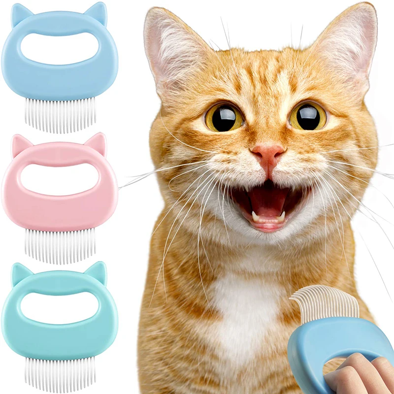 

Cat Dog Comb Pet Hair Grooming Massage Comb Hair Shedding Brush Pet Shell Comb for Removing Matted Tangled Fur and Loose Hair
