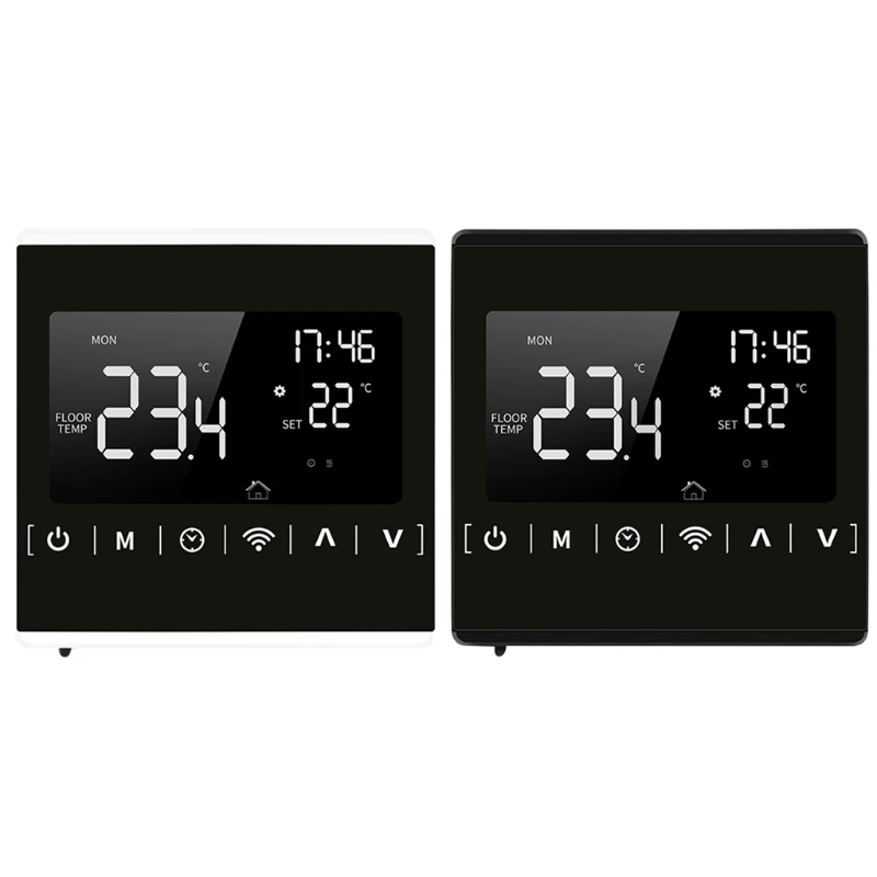 

Сенсорный ЖК-экран 16 А, электрический нагреватель, подогрев пола, комнатный термостат, регулятор температуры обогрева