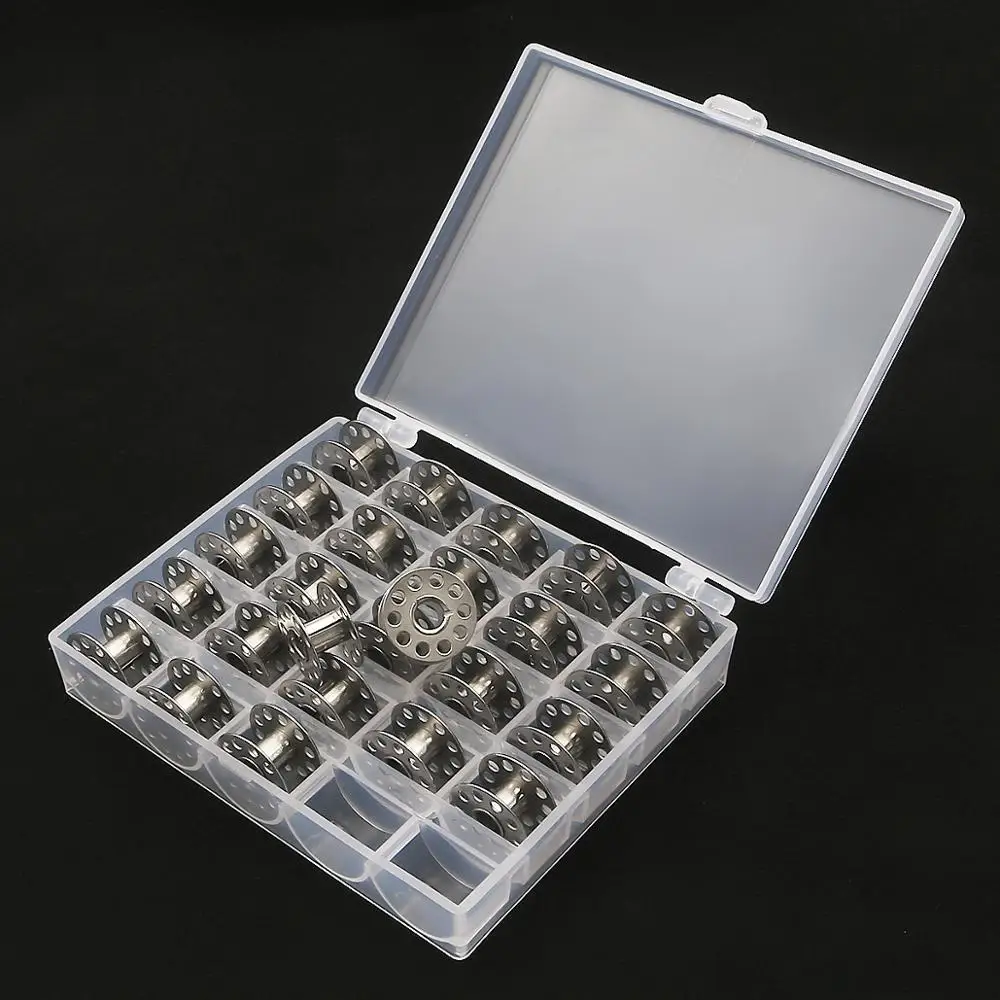 Пластиковый ящик для хранения швейной машины с 25 ячейками пустые аксессуары