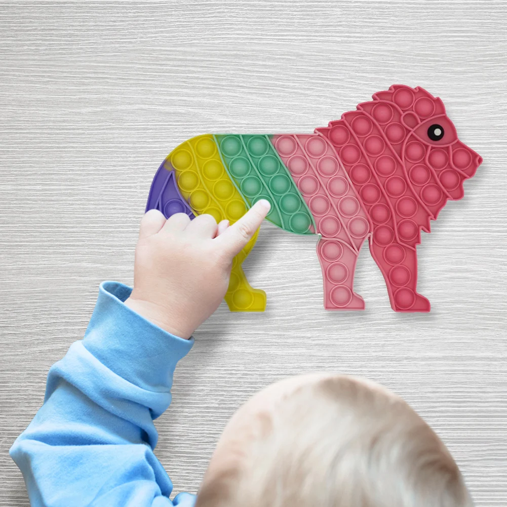 

Силиконовая игрушка-пузырь с Львом для снятия стресса