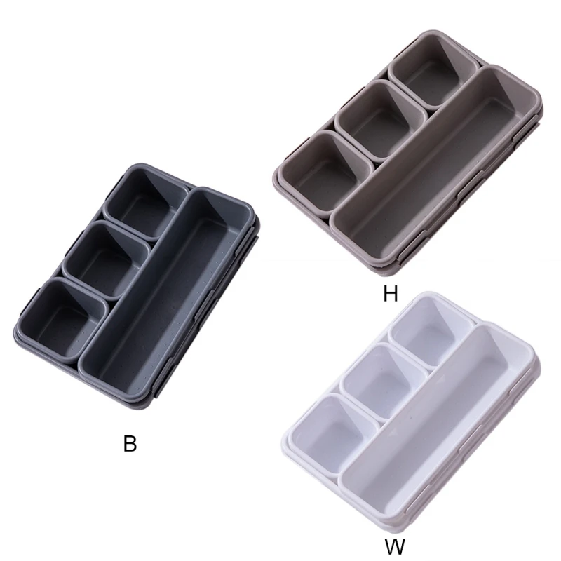

8pcs/Set Colorful Drawer Box And Storage Kitchen Bathroom Closet Desk Box Office Storage Plastic Organization Tools Home