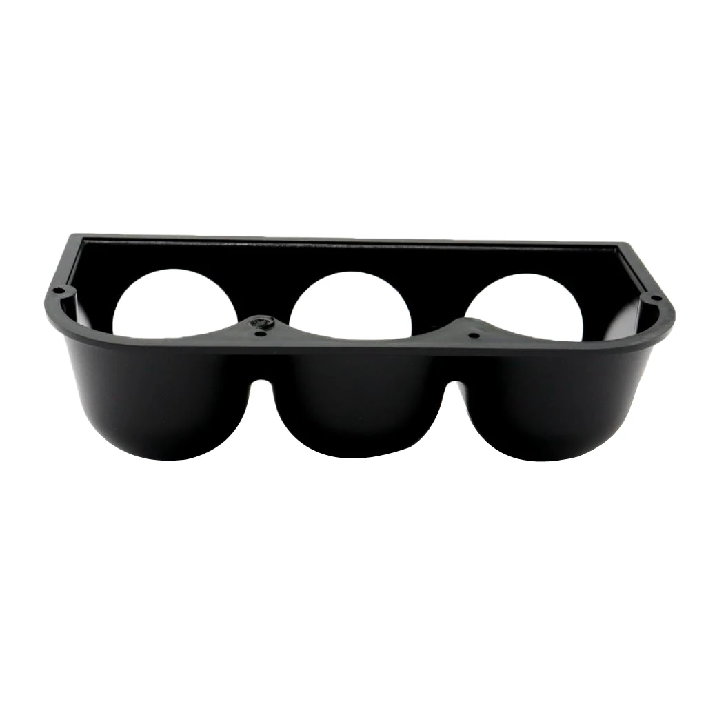 Высокое качество 52 мм 3 отверстия Pod Калибр метр держатель чашки PJ-3596 черный |