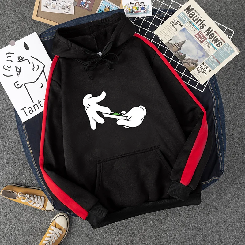

Hot Sale Coldproof Vogue Mens Hooded Cloud Sunset Beautiful Crane Print Clothesloose Vintage Men'S Sweatshirt Big Size Hoodie