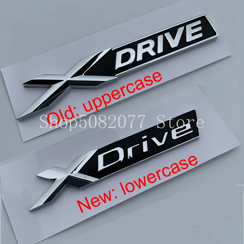 Для BMW New XDrive EDrive SDrive Old XDRIVE крыло багажник эмблема значок X1 X3 X4 X5 X6 X7 Стайлинг