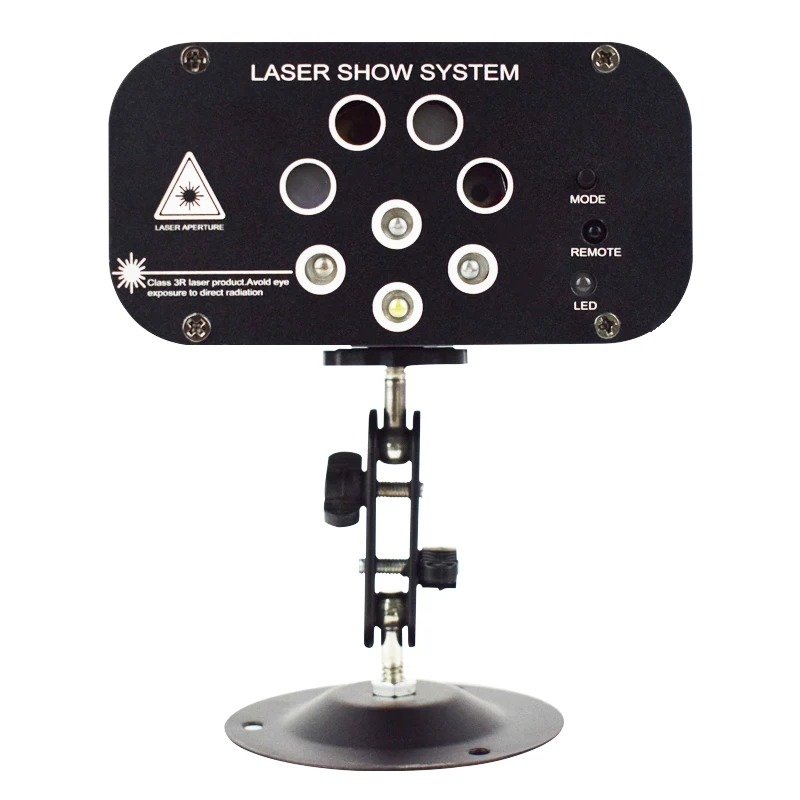 Новинка лазерный проектор с 8 отверстиями и 128 узорами диско-сценический