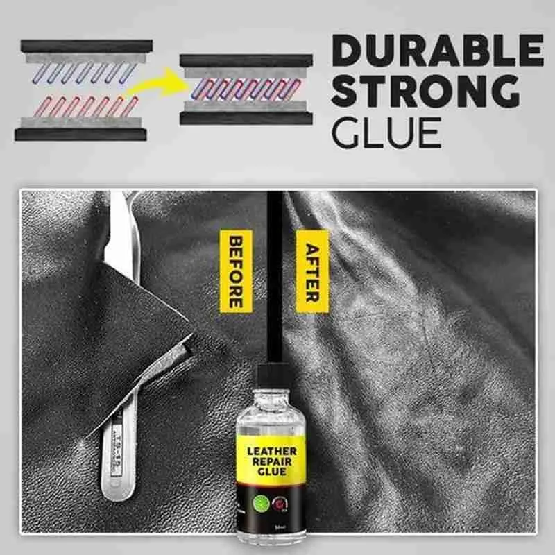 

30/50ml Leather Scratch Repair Glue Liquid Leather Transparent Leather Washable Liquid Gel Repair Waterproof Glue Invisible
