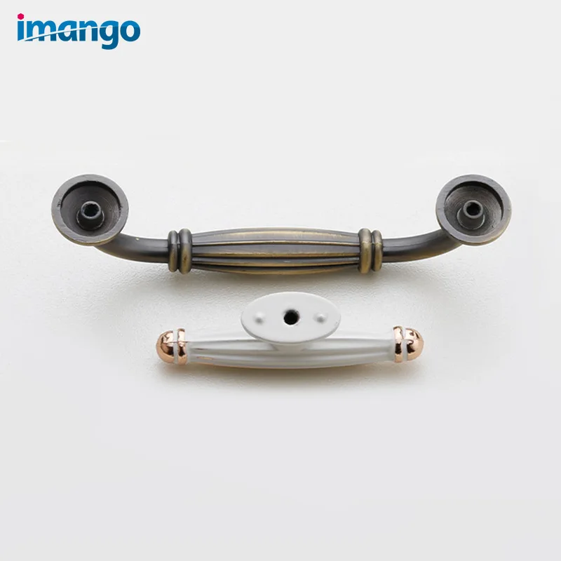 Римская колонна стиль ручки шкафа и антикварные мебельные для ящиков кухни