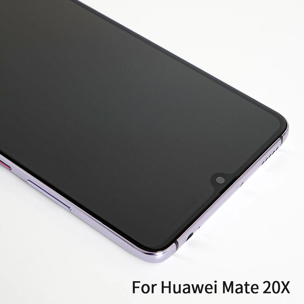 ЖК-дисплей AMOLED для HUAWEI Mate 20 X сенсорный экран с рамкой HUAWEi 20X дисплей Mate20 2018 Mate20X |
