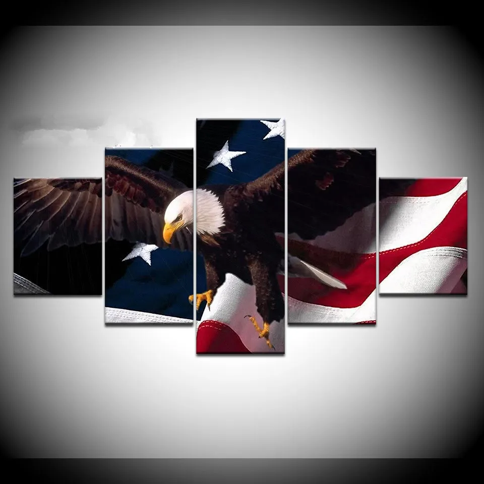 Картина для гостиной современный декор настенное искусство 5 штук фотопостер HD