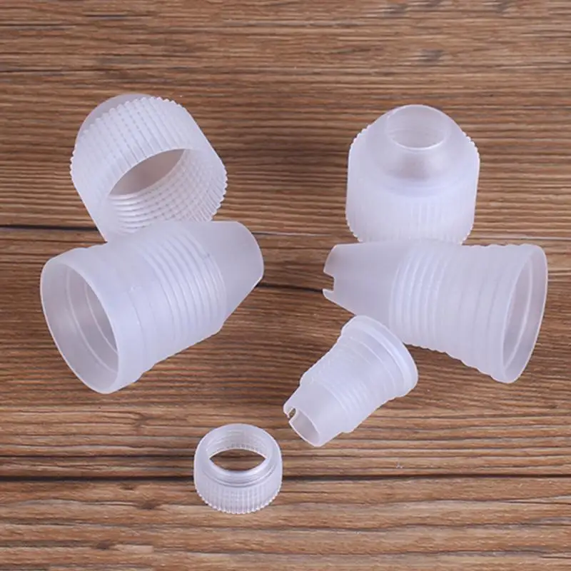 Hot Plastic Decorating Mouth Converter Adapter Confectionery Pastry Tips Connector Nozzle Sets Cake Tools Baking Kitchen | Дом и сад