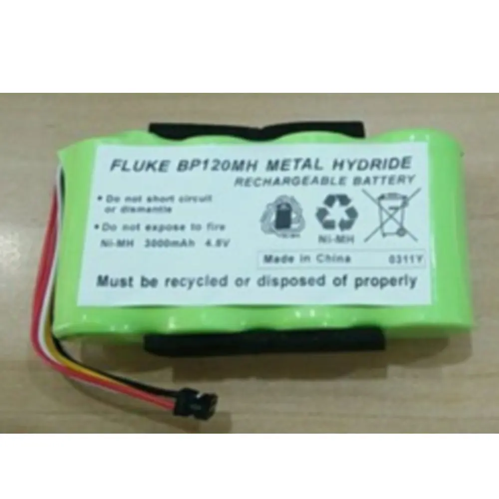 Аккумулятор оригинального размера 4,8 В для батарей FLUKE BP120,BP130,bp-120, 43 43B 123 123S 124 125s/f BP120MH B11483